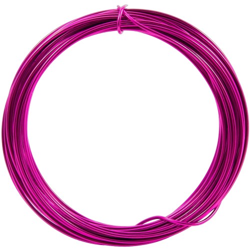 Coloured Copper Wire Deep Pink 0.3mm 15 metre
