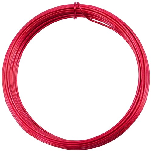 Aluminium Wire Red 2.0mm 2 Metre Aluminium Wire Red 2.0mm 2 Metre